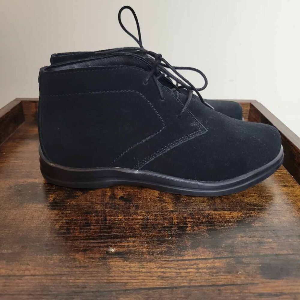 APEX Women's Paige Boot Black 7.5 Extra Wide